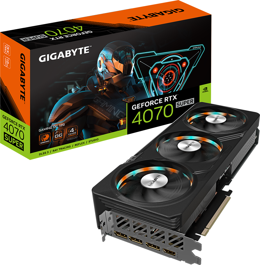 【新品同様】GIGABYTE GeForce RTX 4070 Super 32645-740-