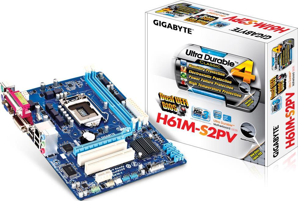 Mainboards - GA-H61M-S2PV