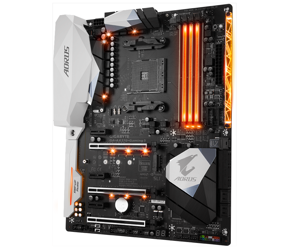 マザーボード aorus AX370-gaming k5 AMD RYZEN7 1700 Amazon | (GA-AX370-Gaming K5) - Gigabyte AORUS AX370-GAMING