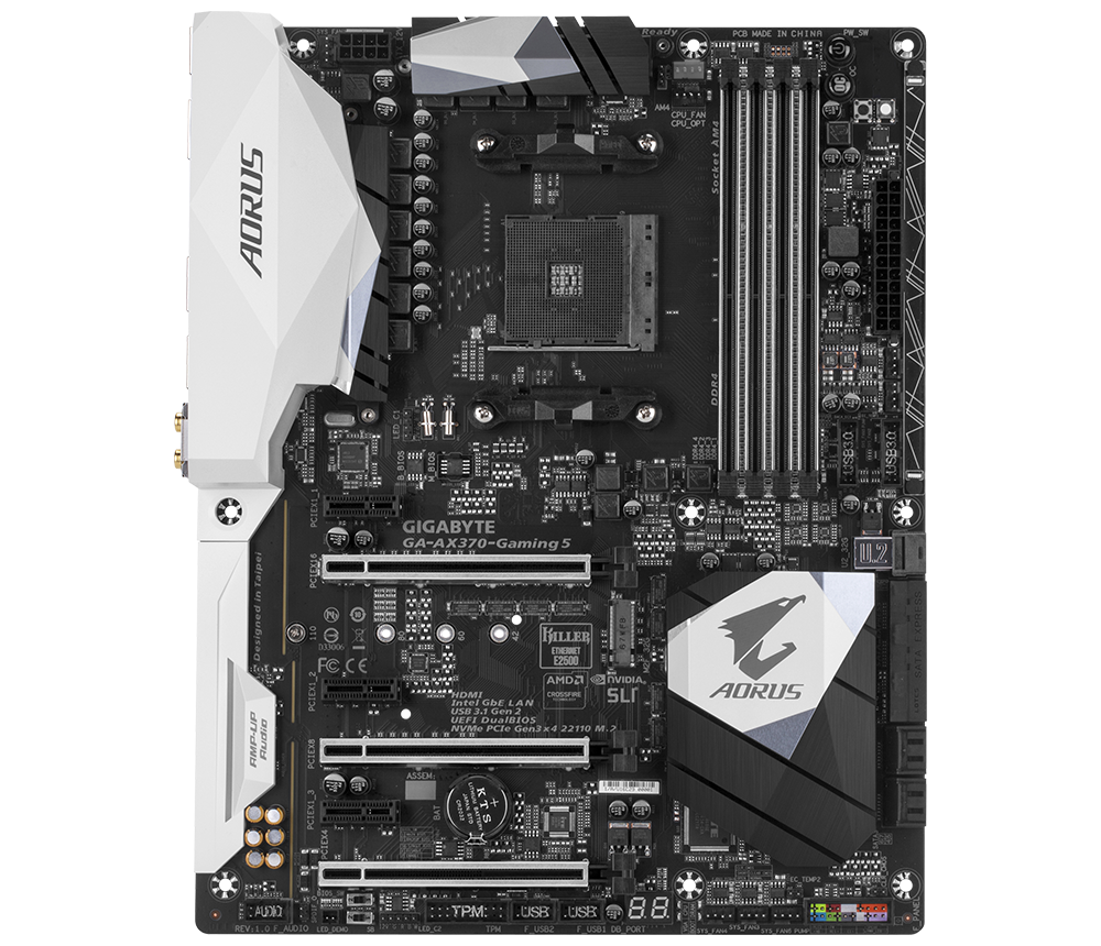 GA-AX370-Gaming 5 (rev. 1.0) 主な特徴 | マザーボード