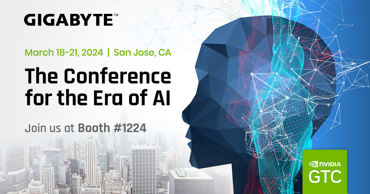 GIGABYTE Unveils Comprehensive and Powerful AI Platforms at NVIDIA GTC