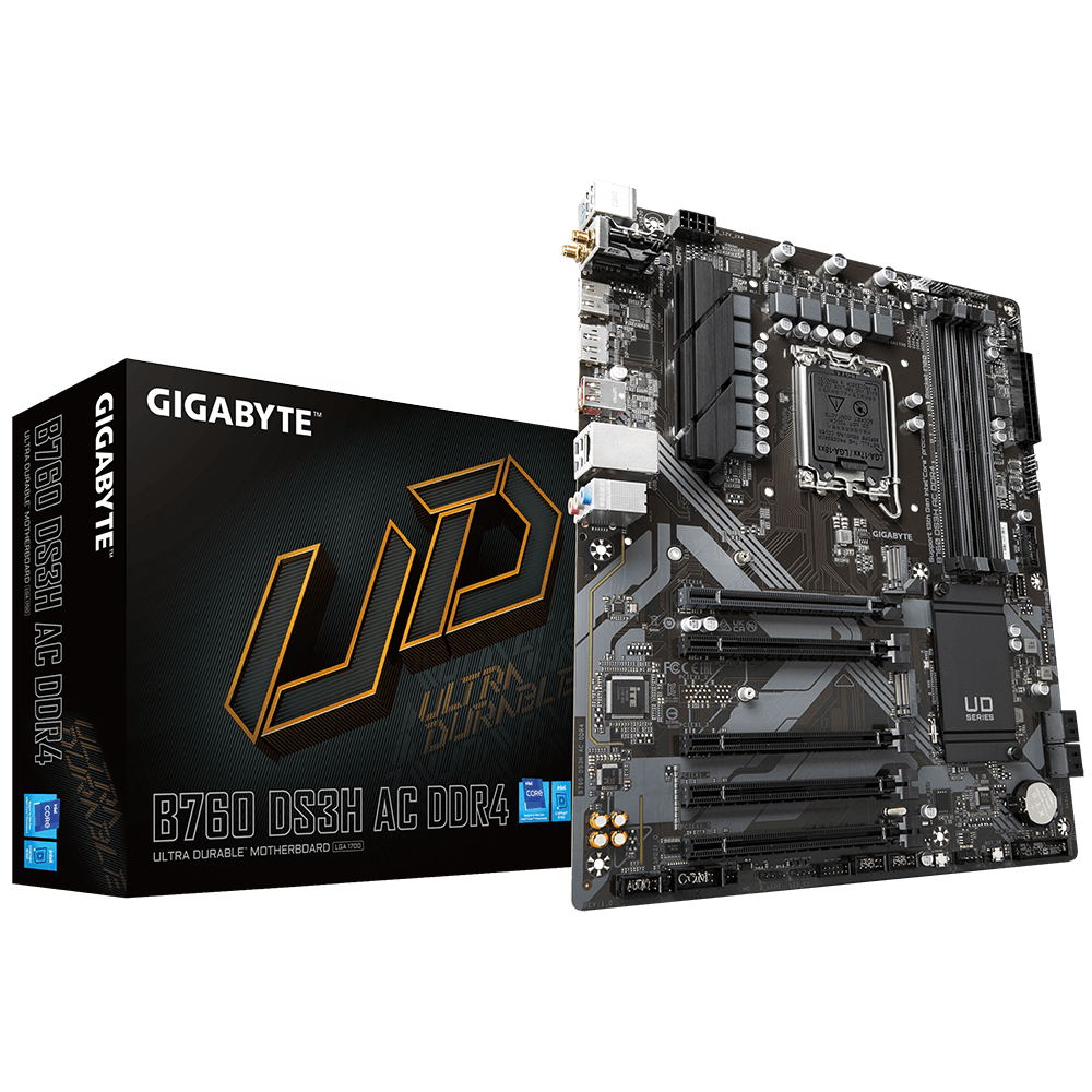 B760 DS3H AC DDR4 (rev. 1.x) Support | Motherboard