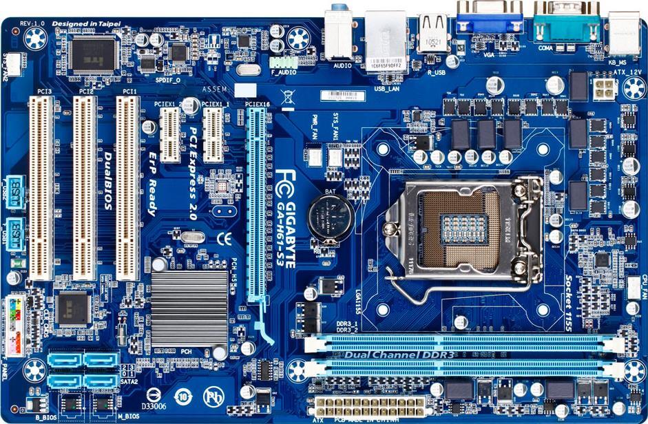 Motherboard - GA-H61-S3