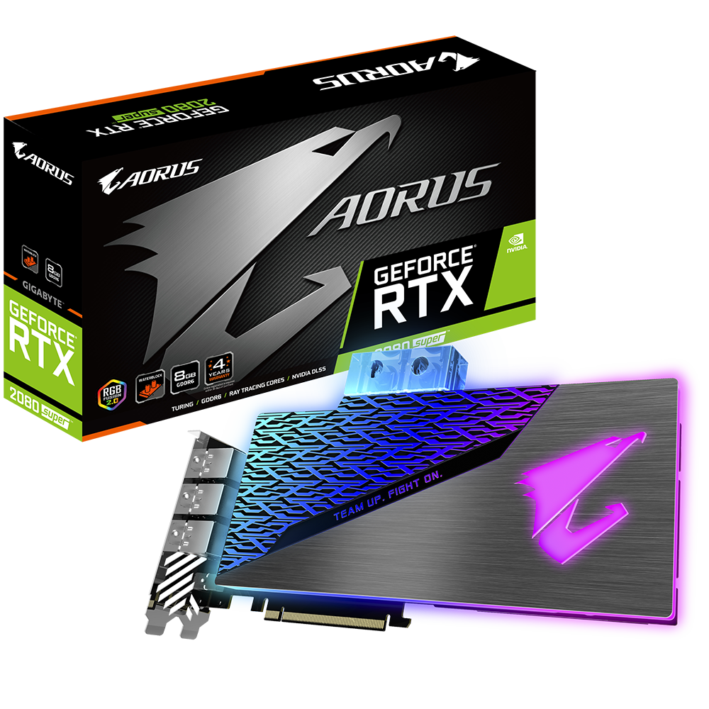 AORUS GeForce® RTX 2080 SUPER™ WATERFORCE WB 8G Key Features