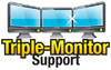 Triple monitor