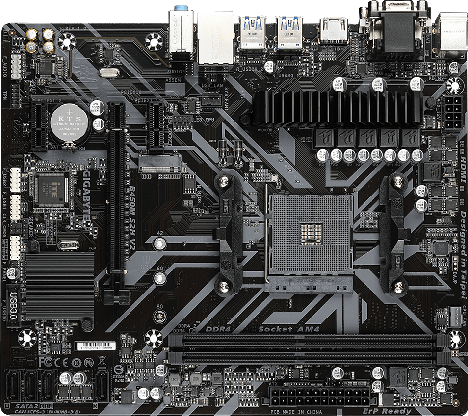 B450M S2H V2 (Rev. 1.x) - GIGABYTE Japan