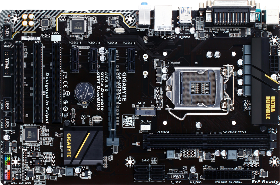 GA-H110-D3 (Rev. 1.0) Motherboard - GIGABYTE Global