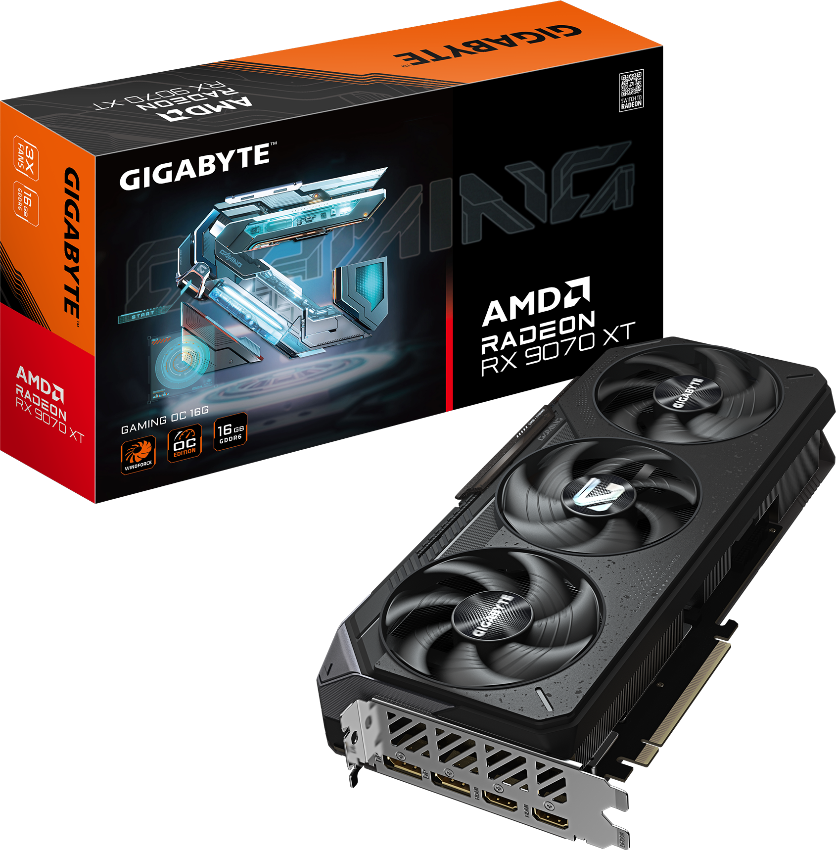 グラフィックボード・グラボ・ビデオカード GIGABYTE RADEON RX9070XT OC16gb Radeon™ RX 9070 XT GAMING OC 16G - GIGABYTE Japan