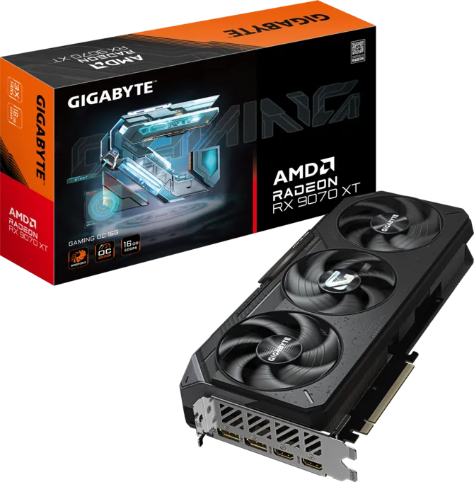 GIGABYTE RX 9070 XT GAMING OC 16GB