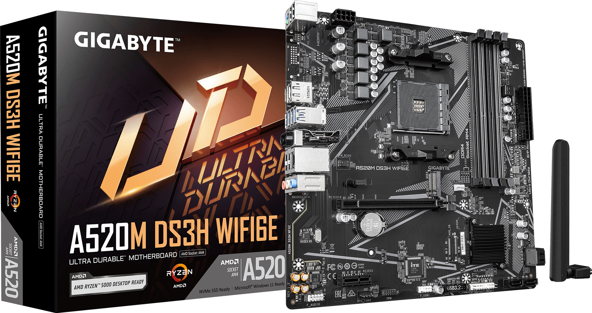 Moederbord - A520M DS3H WIFI6E