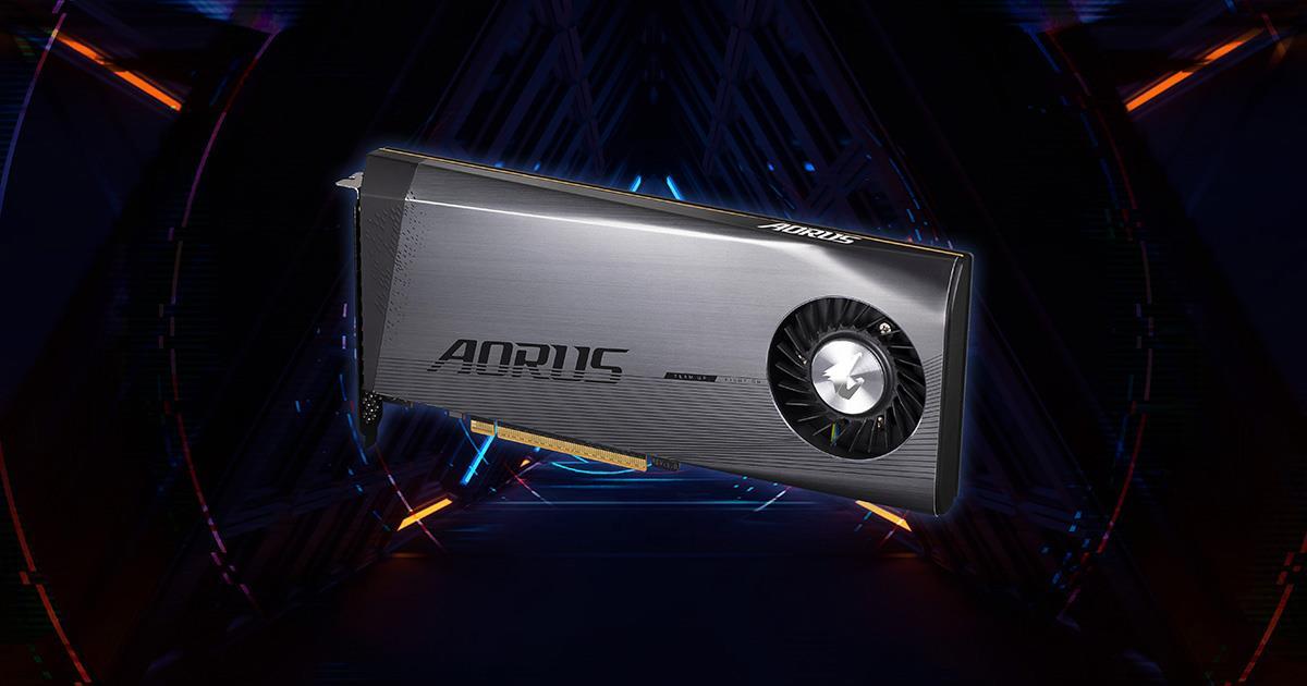 GIGABYTE Unveils AORUS Gen5 AIC Adaptor with 4 Built-in NVMe M.2 Slots