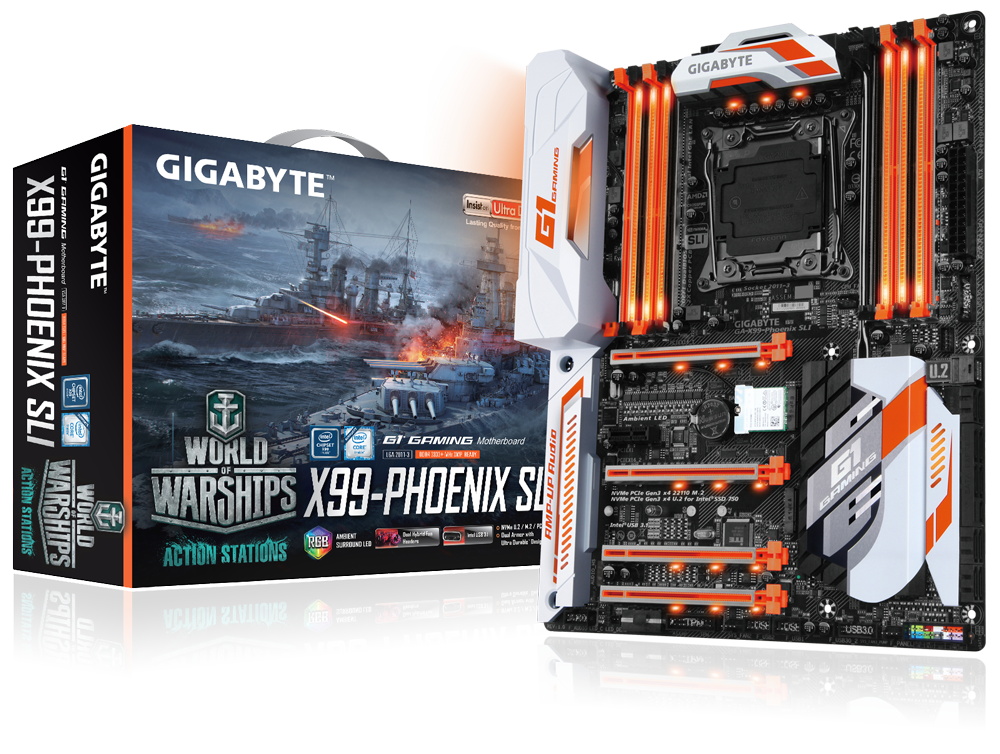 GA-X99-Phoenix SLI (rev. 1.0) Descripción | Tarjetas Madre