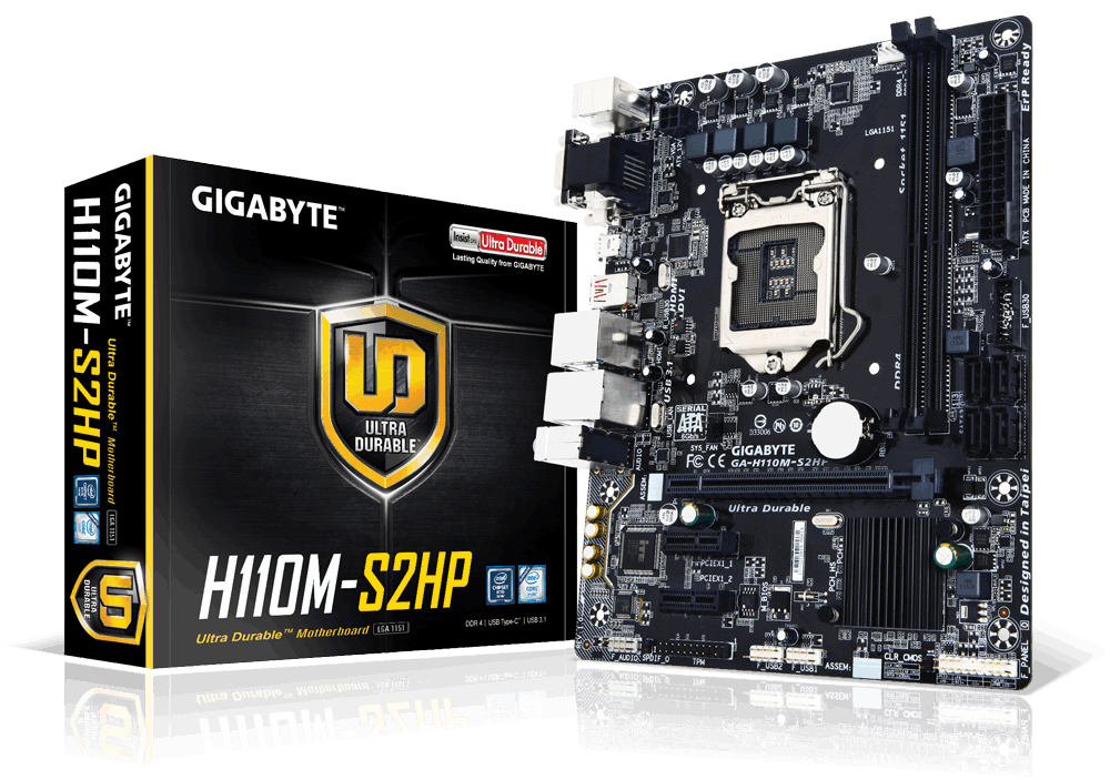 DDR4 16Gメモリ+Core i5 6400 + GA-H110M-S2H GA-H110M-S2HP｜AORUS - GIGABYTE Global