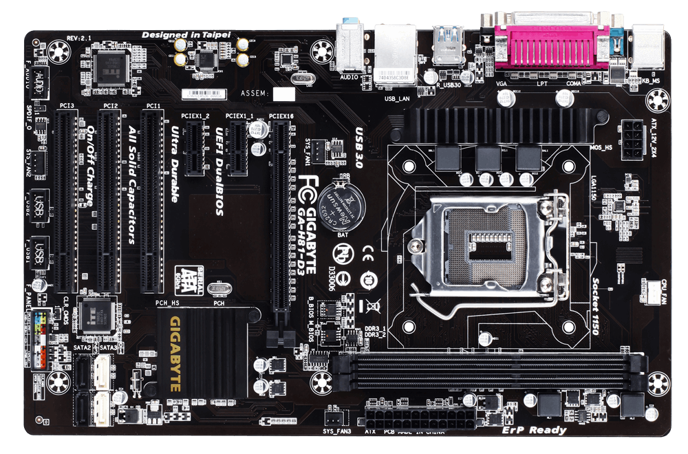 GA-H81-D3 (rev. 2.1) Overview | Motherboard - GIGABYTE Global