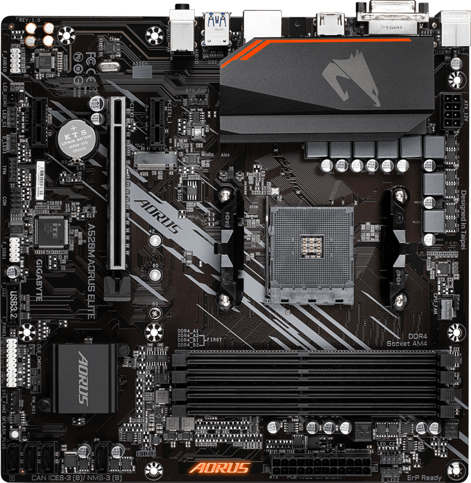 Moederbord - A520M AORUS ELITE