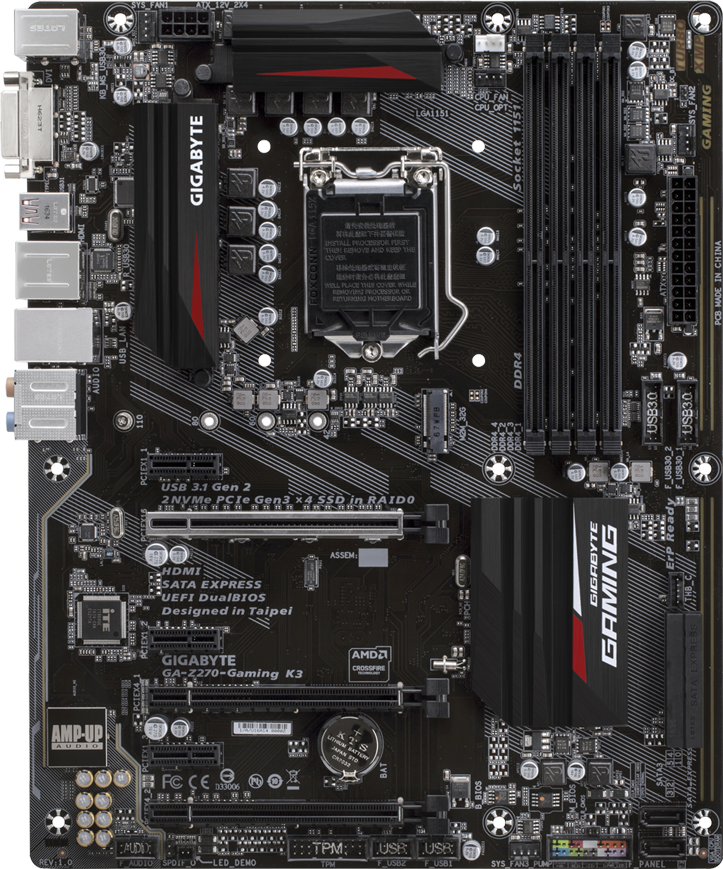 GA-Z270-Gaming K3 (Rev. 1.0) Motherboard - GIGABYTE U.S.A.