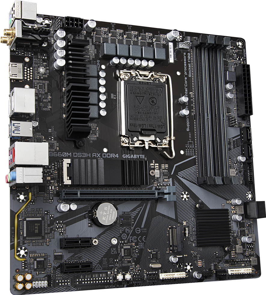 B660M DS3H AX DDR4 (Rev. 1.x) Motherboard - GIGABYTE Global