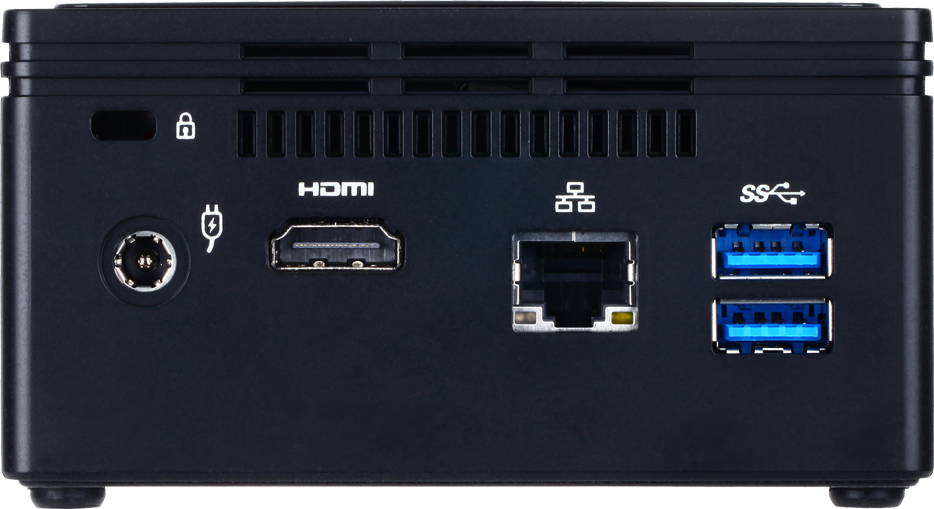 【中古】 GB-BACE-3000-FT [Mini-PC BRIX (Celeron N3000/2GB DDR3L/eMMC 32GB/802.11ac/Win10  (64-bit) ) ] GB-BACE-3000-FT-BW (Rev. 1.0) Mini-PC System (BRIX) - GIGABYTE Global