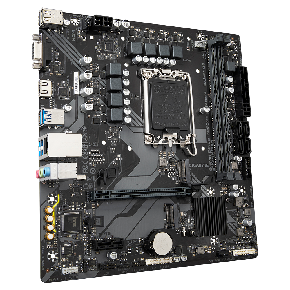 B760M H DDR4 (rev. 1.0) Key Features | Motherboard