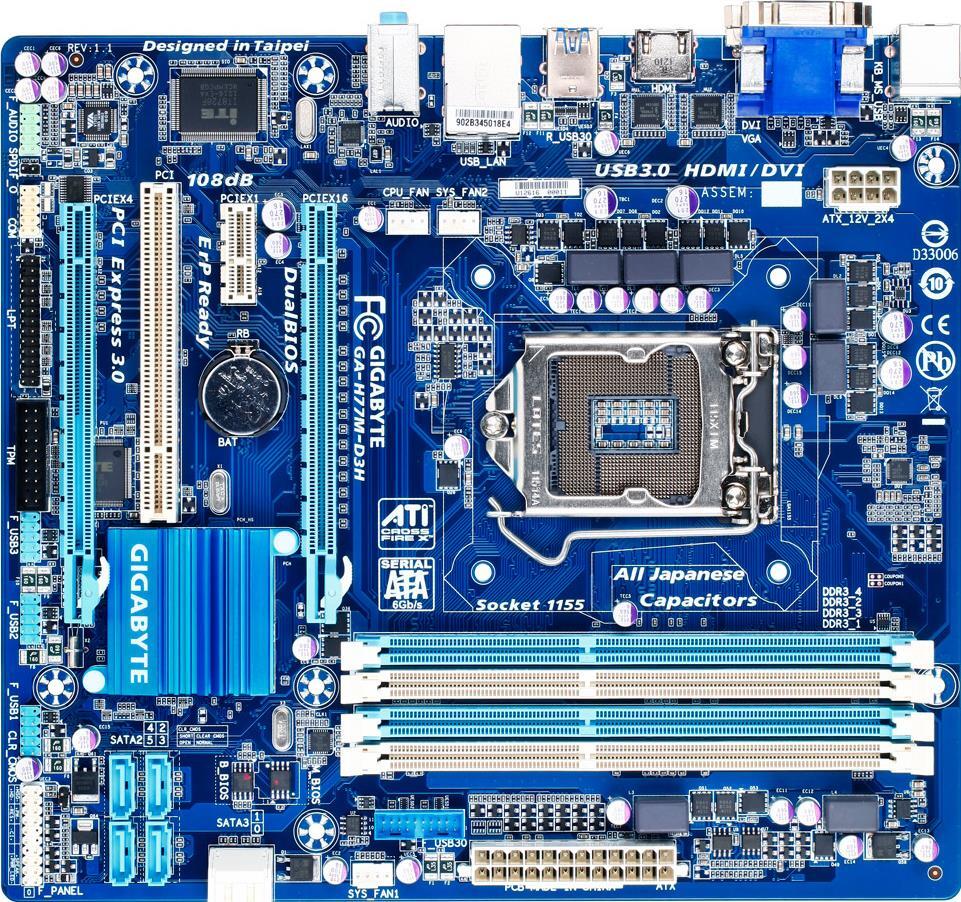 GA-H77M-D3H (Rev. 1.1) - GIGABYTE Global
