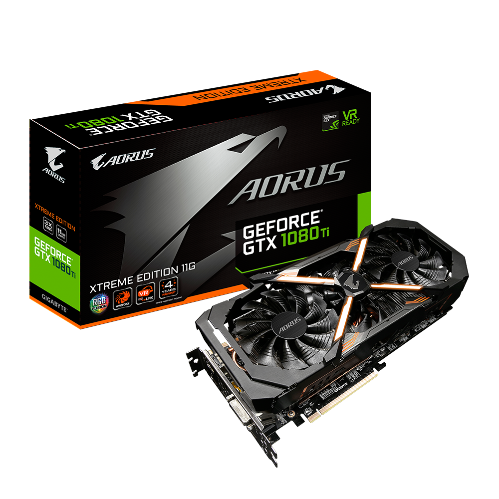 GIGABYTE AORUS GTX 1080 Ti 11GB  ①グラフィックボード・グラボ・ビデオカード