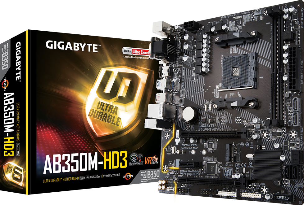 Motherboard - GA-AB350M-HD3