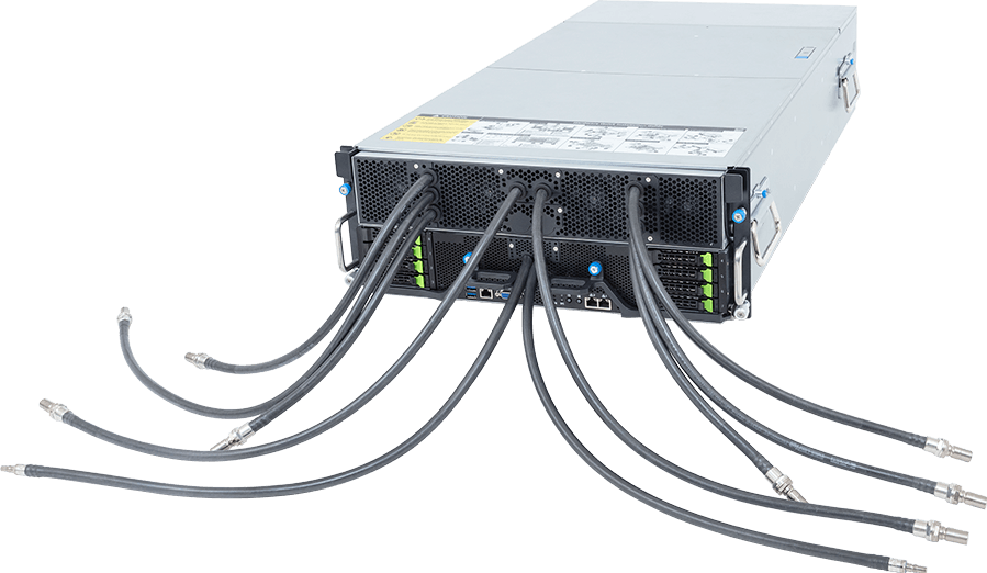 G4L3-ZX1-LAT4 - HPC/AI Server - AMD EPYC™ 9005/9004 - 4U DP AMD Instinct™ MI355X DLC