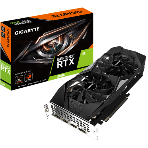 GeForce RTX™ 2060 WINDFORCE OC 6G ‏(rev. 2.0)‏ - كروت الجرافيك