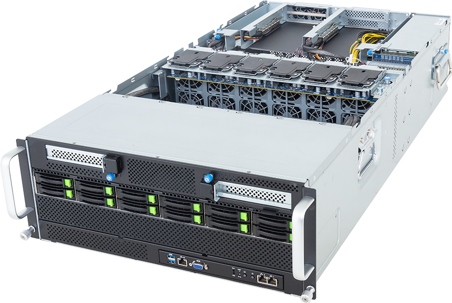 G494-SB1-AAP2 - HPC/AI Server - Intel® Xeon® 6700/6500-Series Processors - 4U DP 10 x PCIe Gen5 GPUs (2 x Root Ports)
