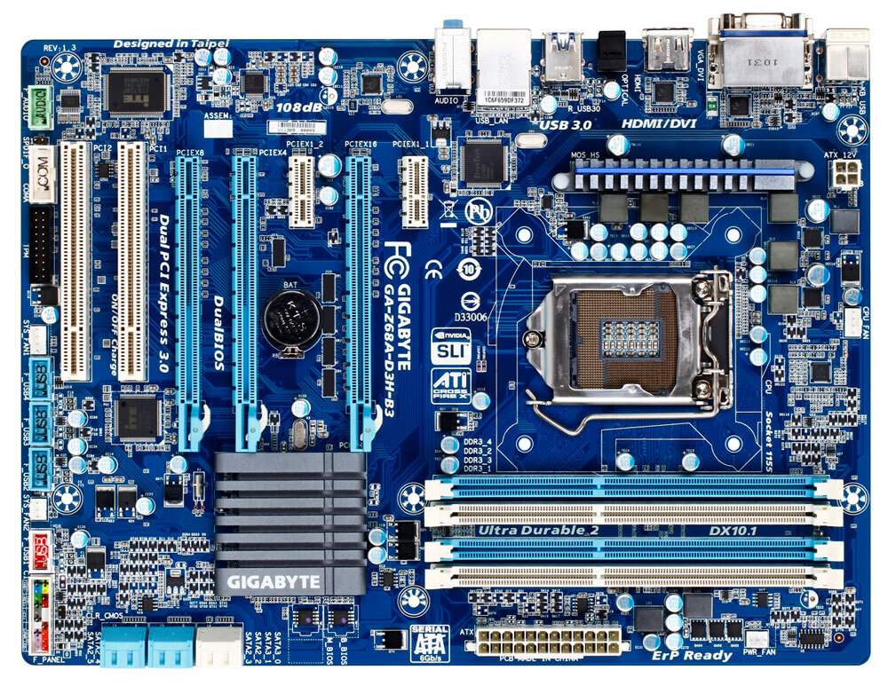 GA-Z68A-D3H-B3 (rev. 1.3) Gallery | Motherboard - GIGABYTE Global