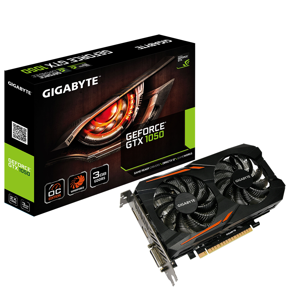 GeForce® GTX 1050 OC 3G Key Features | Graphics Card - GIGABYTE Global