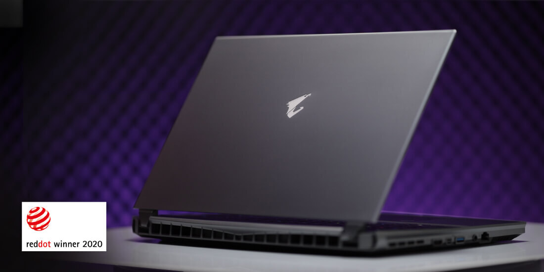GIGABYTE received the 2020 Red Dot Design Award for AERO and AORUS series and role as a market leader in the laptop industry. (Image: AORUS 15G)