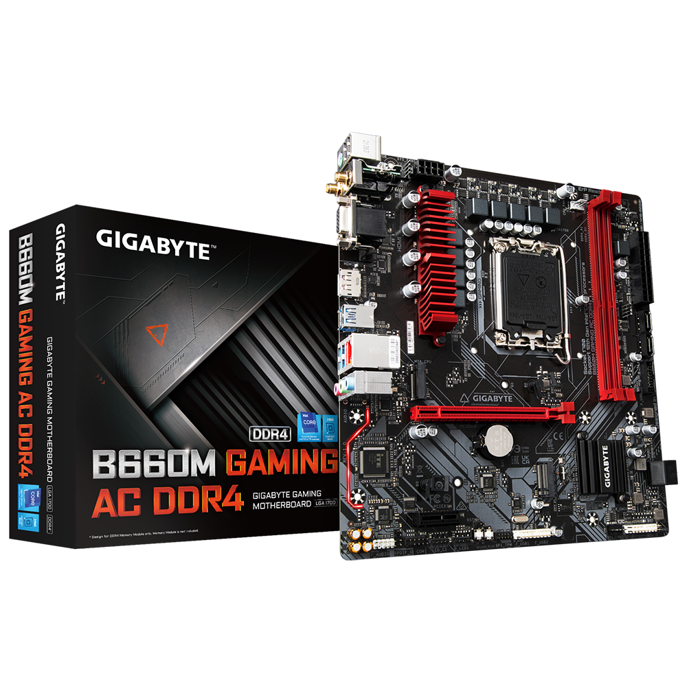 Gigabyte B660M GAMING AC DDR4 placa base Intel B660 LGA 1700 micro ATX