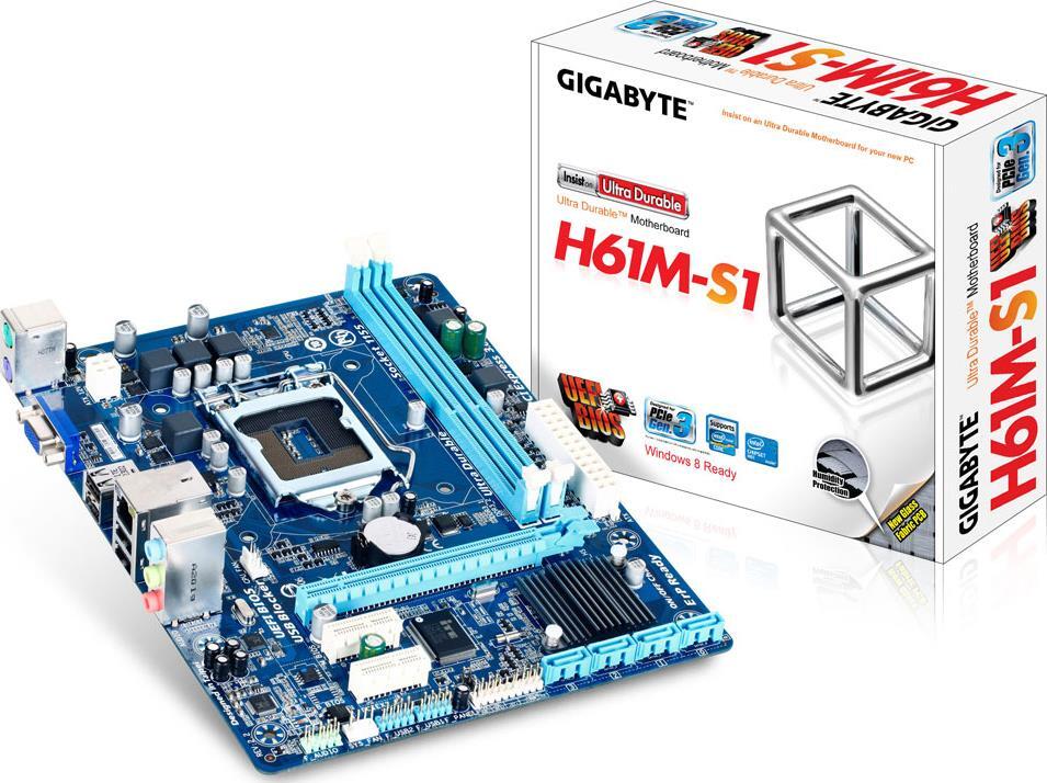 Tarjetas Madre - GA-H61M-S1