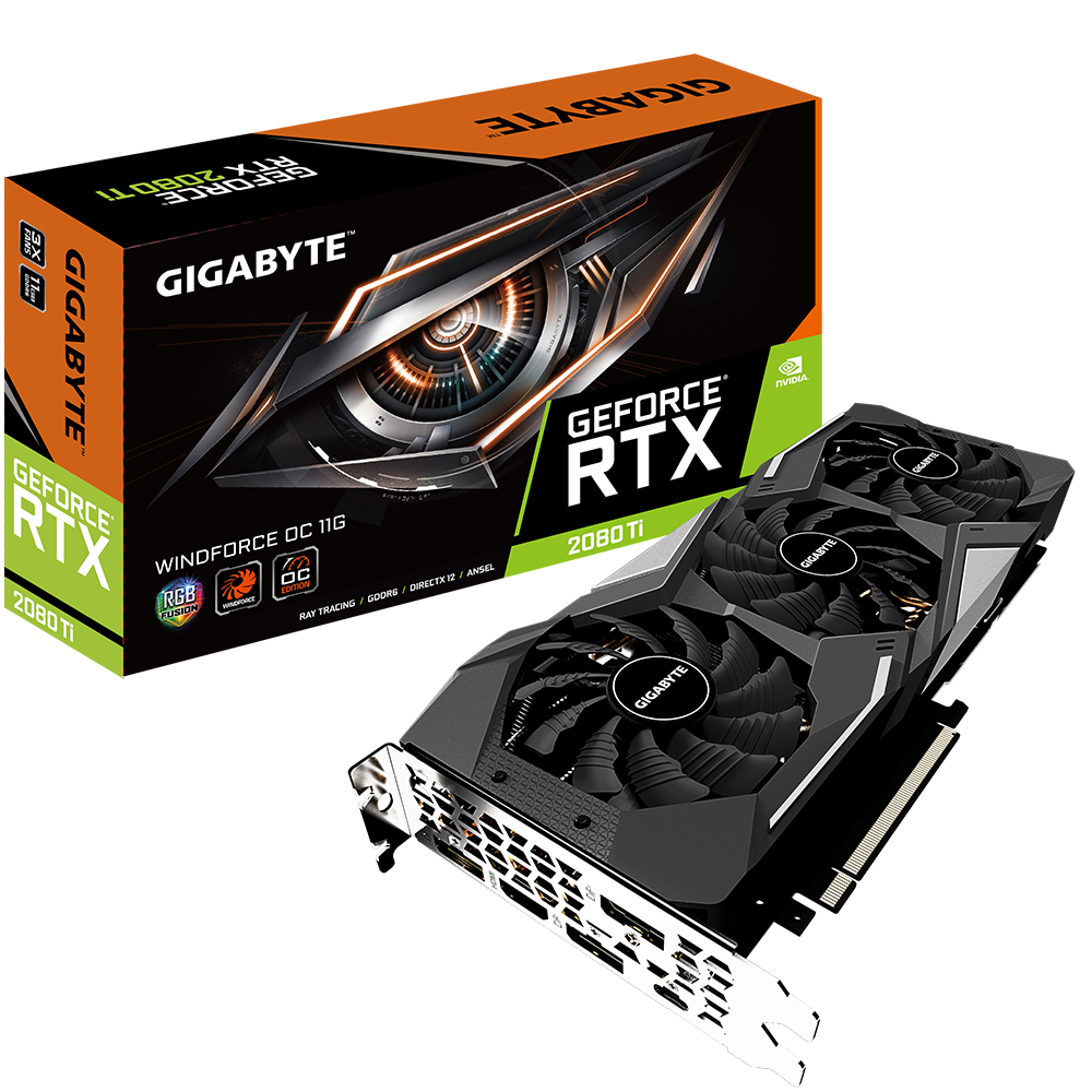 Opmærksomhed heks Tante GeForce RTX™ 2080 Ti WINDFORCE OC 11G Key Features | Graphics Card -  GIGABYTE Global