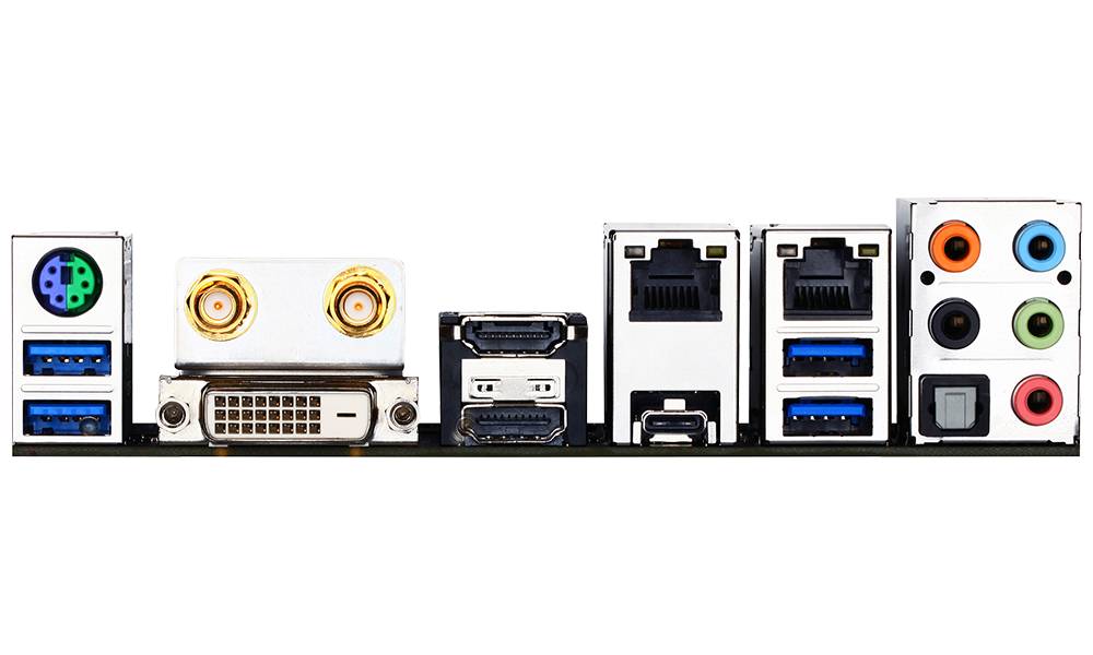 GIGABYTE GA-H270N-WIFI 動作品 マザーボード png