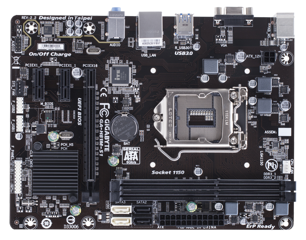 Gigabyte ga h81m s1 подключение проводов