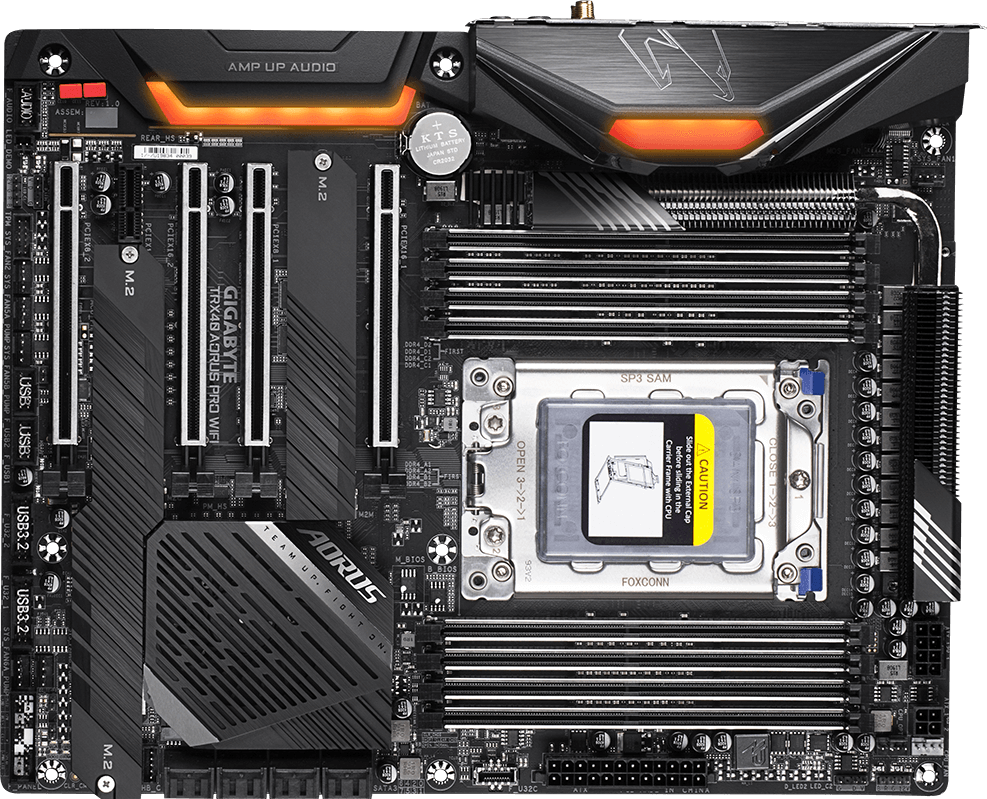 TRX40 AORUS PRO WIFI (Rev. 1.0) マザーボード 仕様 - GIGABYTE Japan