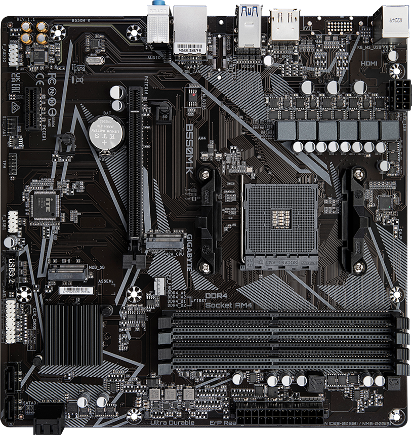 B550M K (Rev. 1.1) マザーボード - GIGABYTE Japan
