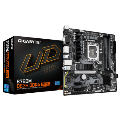 GIGABYTE B760 Gen5 対応 MicroATX DDR4 UD マザーボード発売&nbsp