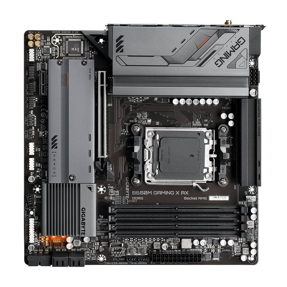 Gigabyte B650M GAMING X AX - Carte mère - LDLC