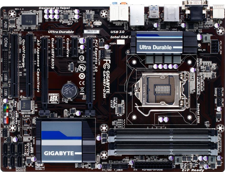 GA-H87-D3H (Rev. 1.x) - GIGABYTE Global