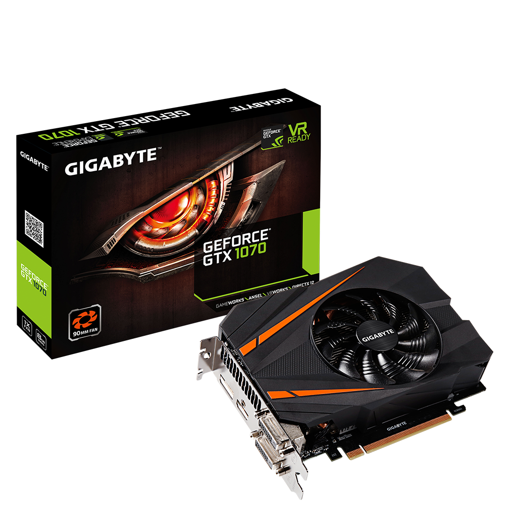 PCパーツ GIGABYTE GEFORCE GTX1070 8G png