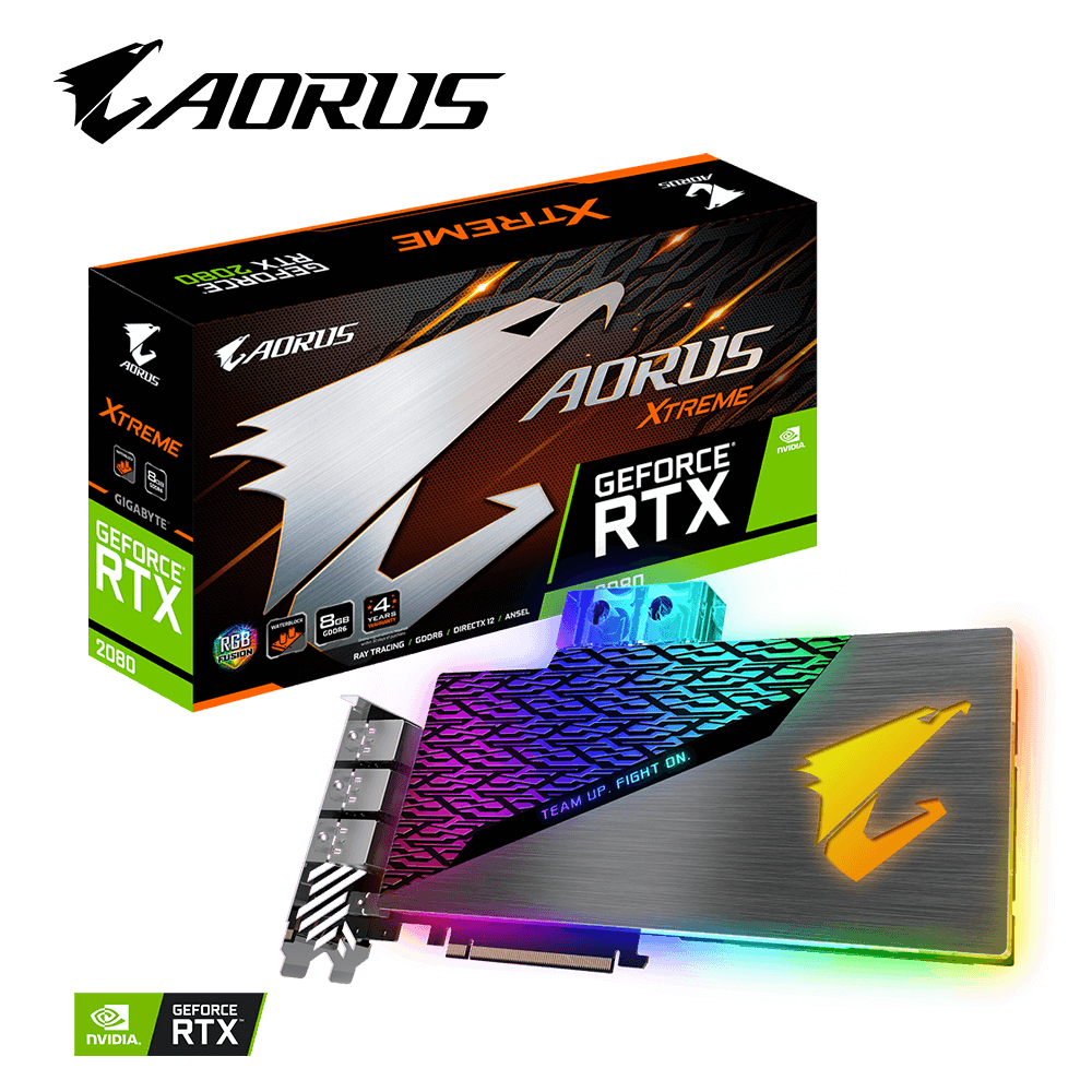 AORUS GeForce RTX 2080 XTREME WATERFORCE WB 8G