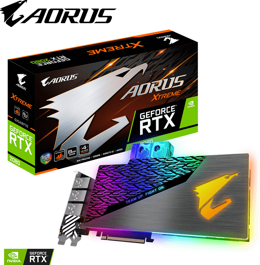 AORUS GeForce RTX™ 2080 XTREME WATERFORCE WB 8G Graphics Card