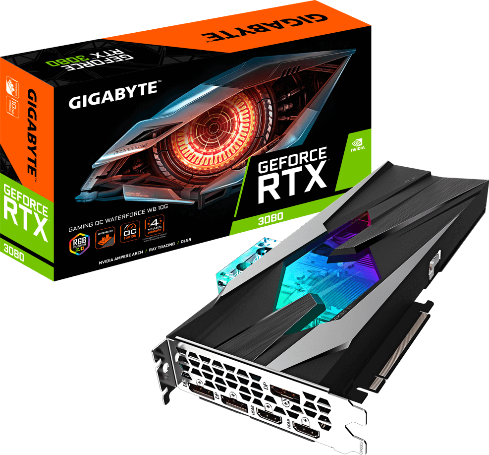 GeForce RTX™ 3080 GAMING OC WATERFORCE WB 10G (Rev. 1.0