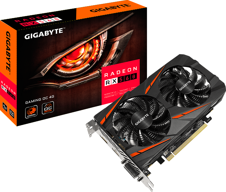 顯示卡 - Radeon™ RX 560 Gaming OC 4G