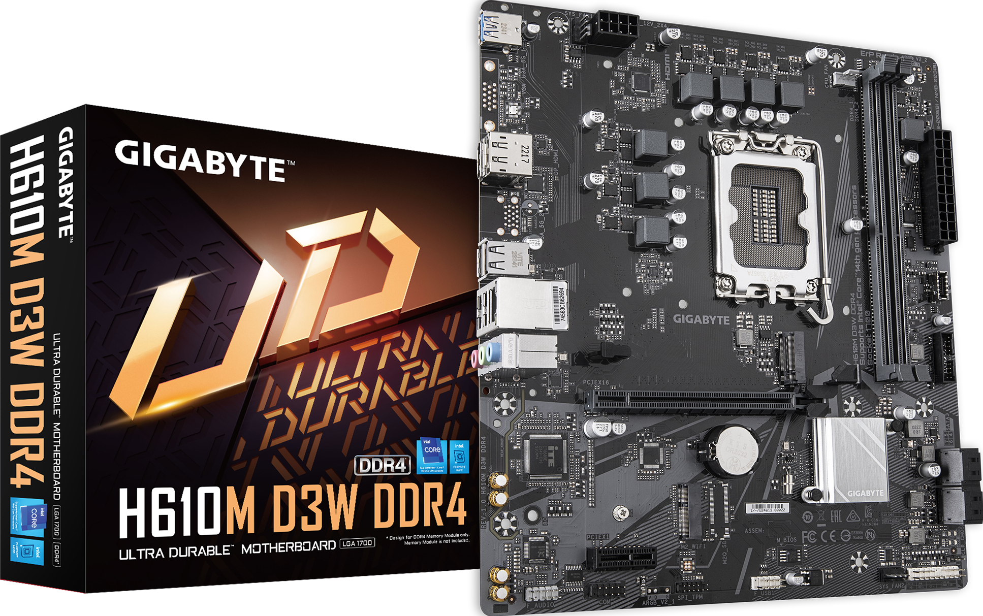Tarjetas Madre - H610M D3W DDR4
