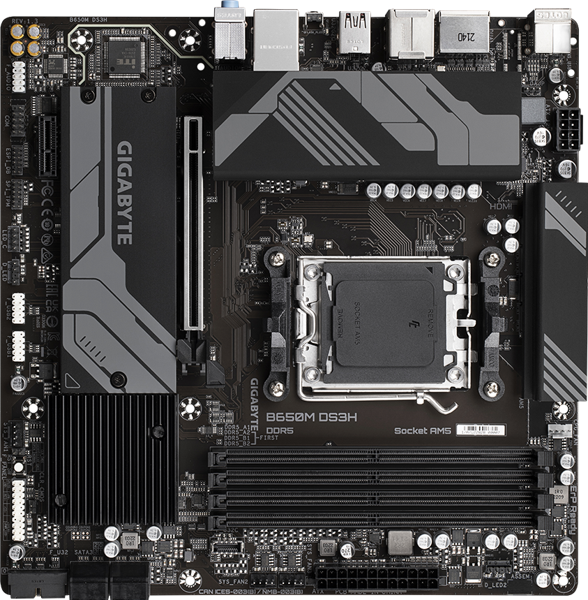 B650M DS3H (Rev. 1.0/1.1/1.2) - GIGABYTE Global