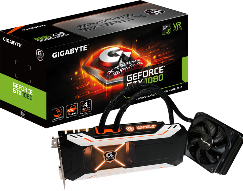 كروت الجرافيك - GeForce® GTX 1080 Xtreme Gaming WATERFORCE 8G